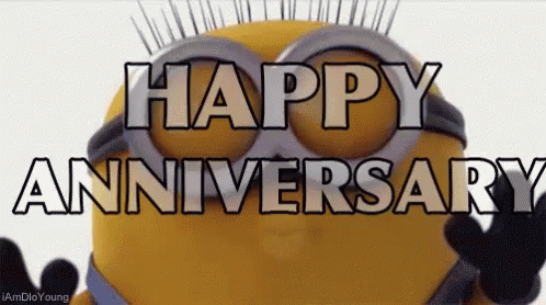 Happy Anniversary Minion GIF - Happy Anniversary Minion - Descubre