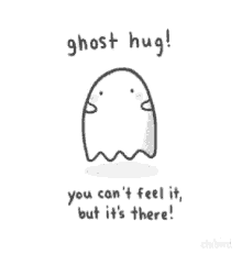 Ghost Hug You Cant Feel It But Its There GIF - Ghost Hug You Cant Feel It But Its There Hug GIFs