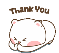 Thanks Thank You Sticker - Thanks Thank You Bear Stickers
