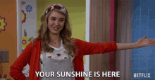Your Sunshine Is Here Isabel May GIF - Your Sunshine Is Here Isabel May Katie Cooper GIFs