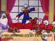 A Sea Monster Ate My Ice Cream Ducktales GIF - A Sea Monster Ate My Ice Cream Ducktales Scrooge GIFs