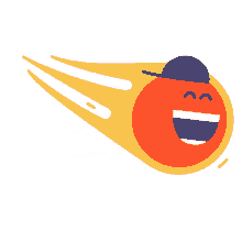 universe orange meteor cap happy
