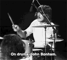 John Bonham Led Zeppelin GIF - John Bonham Led Zeppelin GIFs