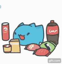 Capoo Hungry GIF - Capoo Hungry Snacks GIFs