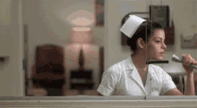 nurse nursing take your meds announcing announcement