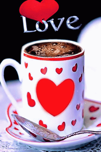 Love You Love GIF - Love You Love Love Coffee - Discover & Share GIFs