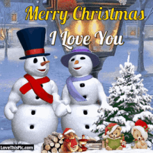 Merry Christmas I Love You GIF - Merry Christmas I Love You Kiss GIFs