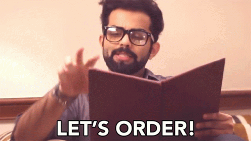 Lets Order Menu GIF - Lets Order Menu Whats For Dinner - Discover & Share  GIFs