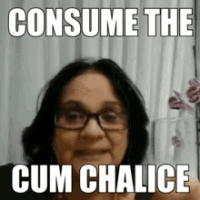 Consume The Cum Chalice Drink GIF - Consume The Cum Chalice Drink Damares GIFs