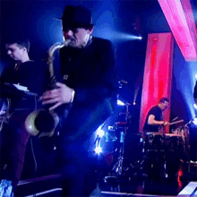 playing saxophone pete melt yourself down fix my life song performing playing saxophone pete melt yourself down fix my life song performing