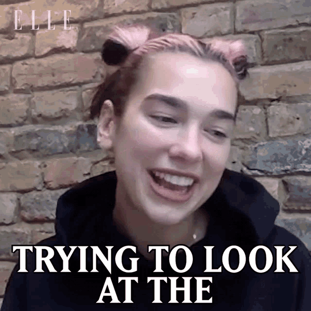 Trying to look at the bright side of things dua lipa gif trying to