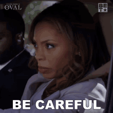 Be Careful Lilly Winthrop GIF - Be Careful Lilly Winthrop The Oval GIFs