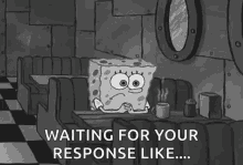 When Waiting For Your Response GIF - When Waiting For Your Response Spongebob GIFs