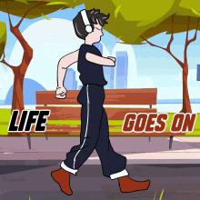 Life Goes On And On Walk GIF - Life Goes On And On Life Goes On Walk GIFs