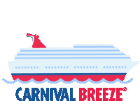 Carnival Breeze Logo Sticker - Carnival Breeze Logo Ship Stickers