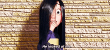 the incredibles violet parr he looked at me blush blushing