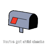 Youve Got Child Checks Youve Got Mail Sticker - Youve Got Child Checks Youve Got Mail Mail Stickers