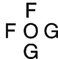 Fog Design Letters Sticker - Fog Design Fog Letters Stickers