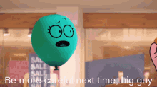 Be More Careful Next Time Big Guy The Amazing World Of Gumball GIF - Be More Careful Next Time Big Guy The Amazing World Of Gumball Richard Watterson GIFs