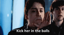 kick her in the balls funny fight