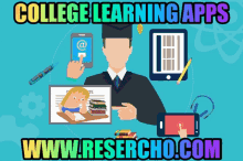 College Learning Apps Share And Discover Research Work GIF - College Learning Apps Share And Discover Research Work Useful Apps For College Students GIFs