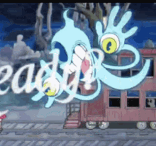 Cuphead Ghost Train GIF - Cuphead Ghost Train Cuphead Boss GIFs