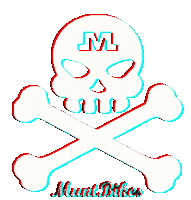 Muntbikes Skull Sticker - Muntbikes Skull Munt Stickers
