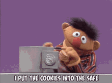 Sesame Street Ernie GIF - Sesame Street Ernie Cookies GIFs
