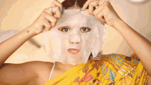 face sheet face mask debasree banerjee debasree