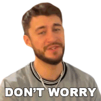 Dont Worry Casey Frey Sticker - Dont Worry Casey Frey No Worries Stickers