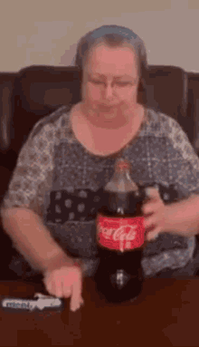 mentos grandma cola coke explode