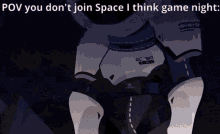 Space I Think Game Night GIF - Space I Think Game Night Among Us GIFs