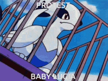 Protest Baby GIF - Protest Baby Lugia GIFs