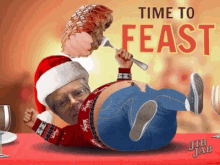 Feast Jibjab GIF - Feast Jibjab Christmas GIFs