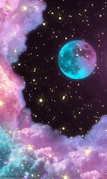 Moon Cloud GIF - Moon Cloud Pastel GIFs