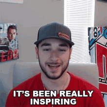 Its Been Really Inspiring Anthony Alfredo GIF - Its Been Really Inspiring Anthony Alfredo Im So Inspired GIFs
