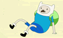 Hyperventilating GIF - Adventure Time Finn Tired GIFs