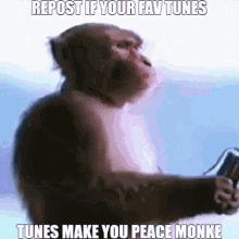 Peace Repost GIF - Peace Repost Monke GIFs