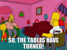 The Simpsons Grandpa Simpson GIF - The Simpsons Grandpa Simpson So The Tables Have Turned GIFs