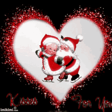 Santa Claus Love GIF - Santa Claus Love Heart GIFs
