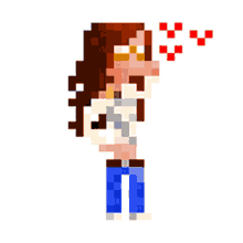 tat pixel art hearts