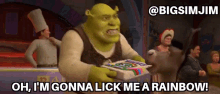 shrek donkey im gonna kick me a rainbow hungry all for me shrek donkey im gonna kick me a rainbow hungry all for me