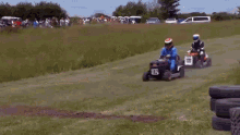 lawnmower kart racing