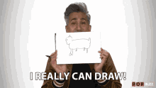 I Really Can Draw Tan France GIF - I Really Can Draw Tan France Popbuzz GIFs