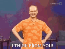 I Think From You Points Finger GIF - I Think From You Points Finger Colin Mochrie GIFs