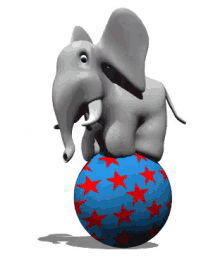 Gajah Sirkus GIF - Gajah Sirkus Bola GIFs