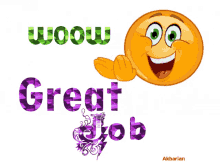 Animated Greeting Card Great Job GIF - Animated Greeting Card Great Job GIFs