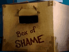 Shame Box Of Shame GIF - Shame Box Of Shame GIFs