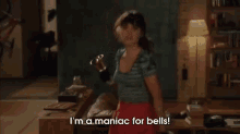 Maniac For Bells GIF - Zooey Deschanel New Girl Maniac GIFs