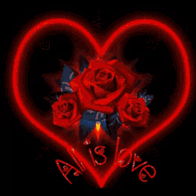 Rose All Is Love GIF - Rose All Is Love Heart GIFs